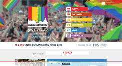 Desktop Screenshot of dublinpride.ie