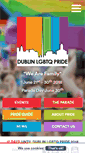 Mobile Screenshot of dublinpride.ie